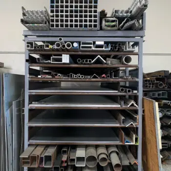 Metal tubes and sheets storage