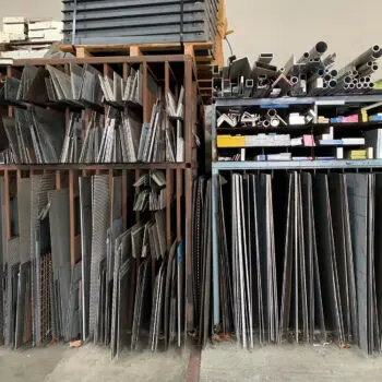 Metal sheets and tubes storage