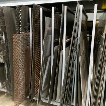 Assorted metal sheets and panels