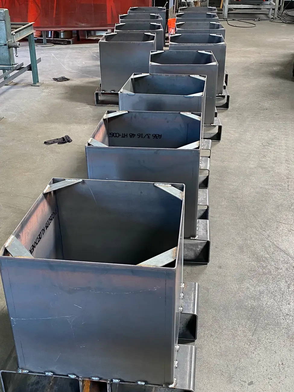 image0 Metal fabrication steel boxes assembly