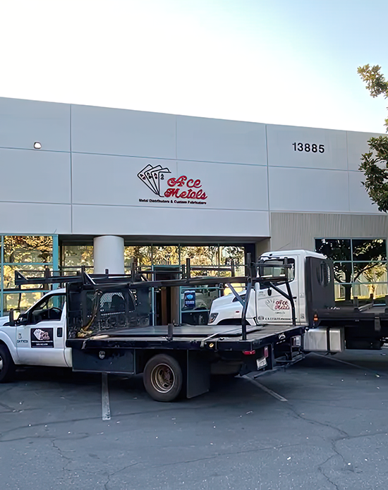 Metal fabrication service building exterior